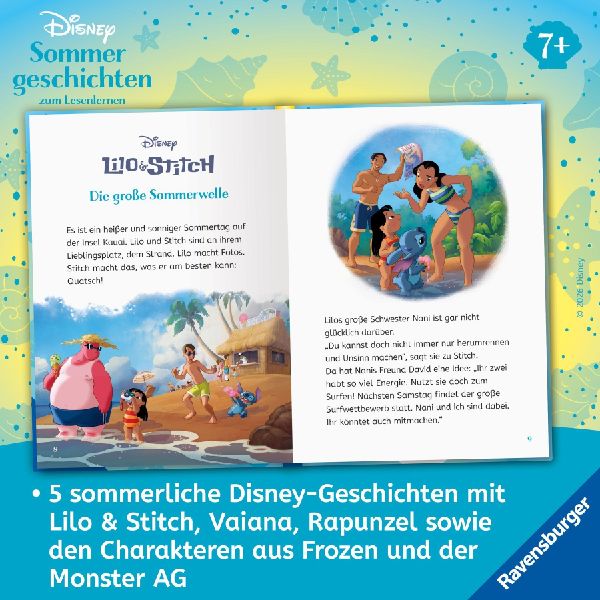 Disney Sommergeschichten - Erstlesebuch ab 7 Jahren zum Lesenlernen