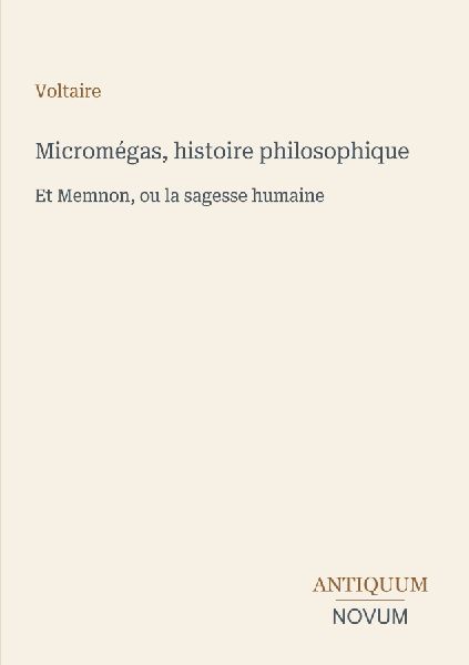 Micromégas, histoire philosophique