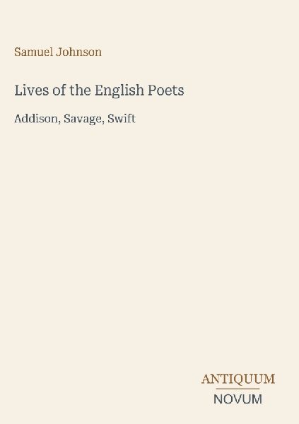 Lives of the English Poets