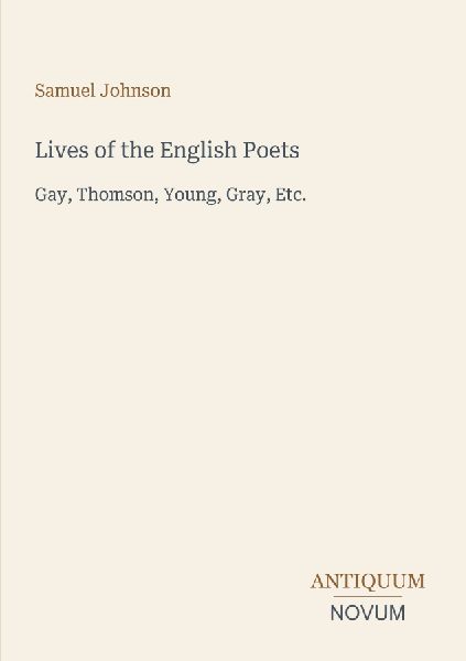 Lives of the English Poets