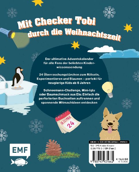 Checker Tobi: Das Adventskalender-Buch: Der X-mas-Check - Expedition Erde