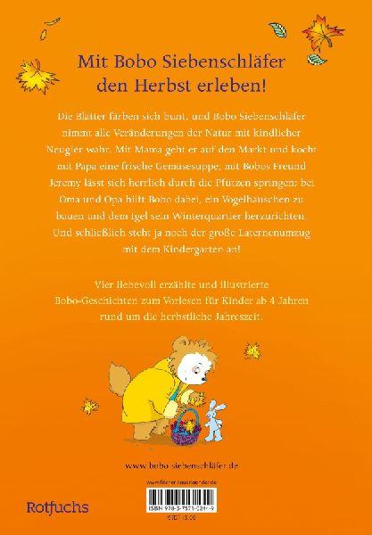 Bobo Siebenschläfer: So bunt ist der Herbst!