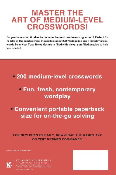 New York Times Games Strictly Medium Crossword Puzzles Volume 5