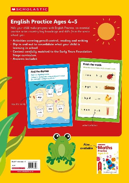 English Practice Book for Ages 4-5
