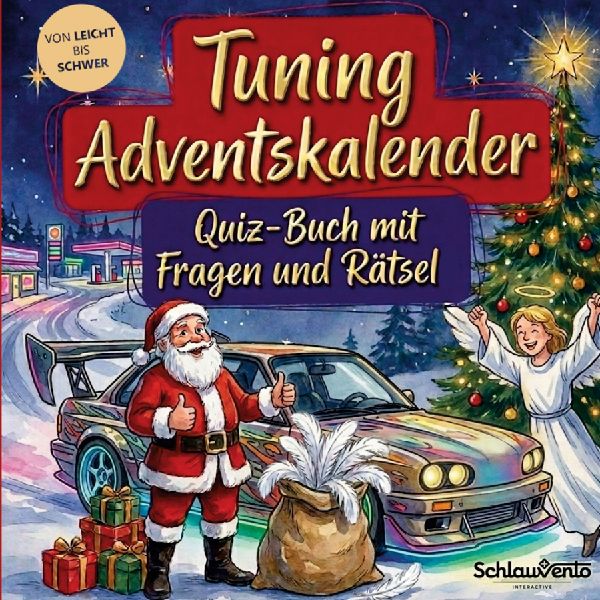Tuning-Adventskalender: Quiz-Buch mit Fragen und Rätsel