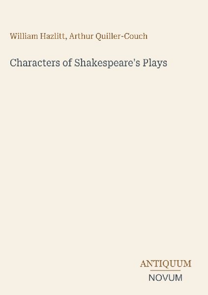 Characters of Shakespeare's Plays