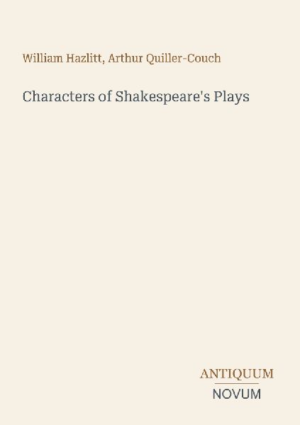 Characters of Shakespeare's Plays