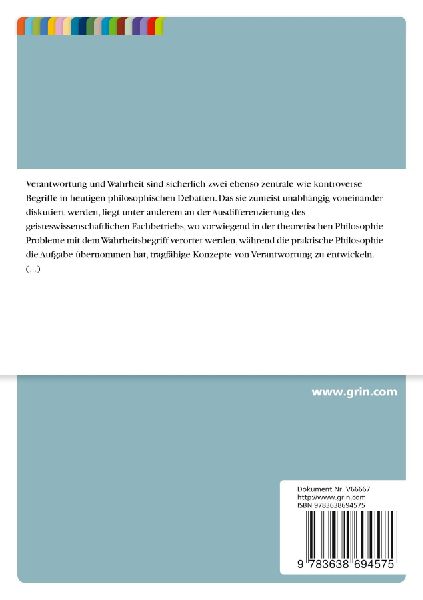 Über den Zusammenhang von Verantwortung und Wahrheit