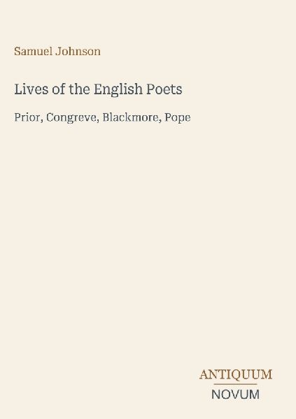 Lives of the English Poets