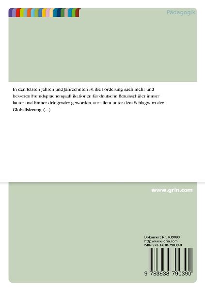 Bilingualer Sachfachunterricht an kaufmännischen Schulen. Eine Bedingungsprüfung