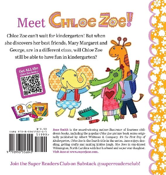 It's the First Day of Kindergarten, Chloe Zoe!