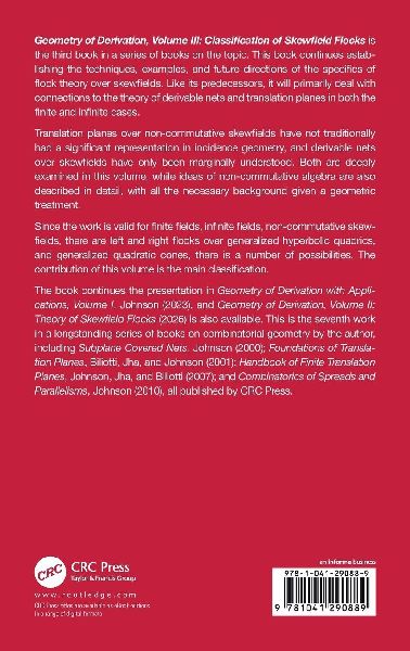 Geometry of Derivation, Volume III