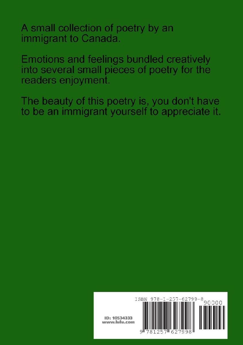 Poetry of an immigrant