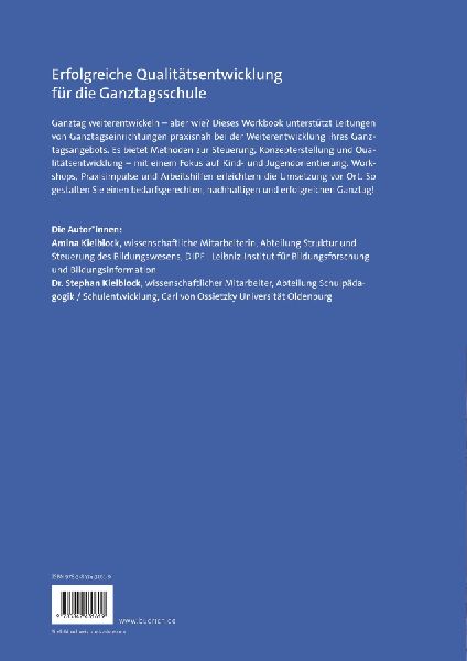 Erfolgreiche Qualitätsentwicklung für die Ganztagsschule