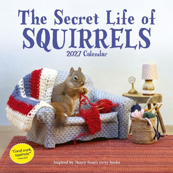 Secret Life of Squirrels Wall Calendar 2027