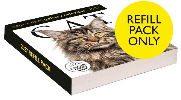 Cat Page-A-Day® Gallery Calendar Refill Pack 2027