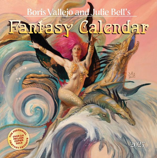 Boris Vallejo and Julie Bell's Fantasy Wall Calendar 2027