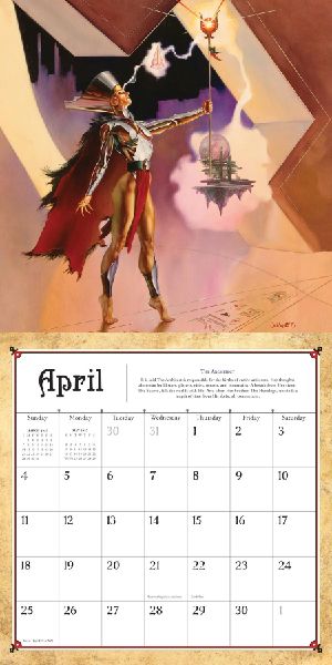 Boris Vallejo and Julie Bell's Fantasy Wall Calendar 2027