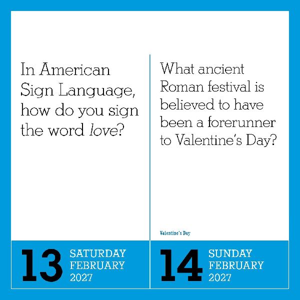 365 Days of Amazing Trivia Page-A-Day® Calendar 2027