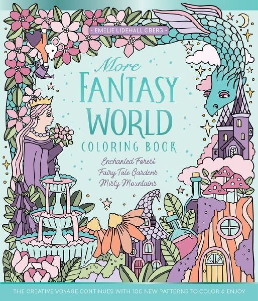More Fantasy World Coloring Book Enchanted Forest - Fairy Tale...