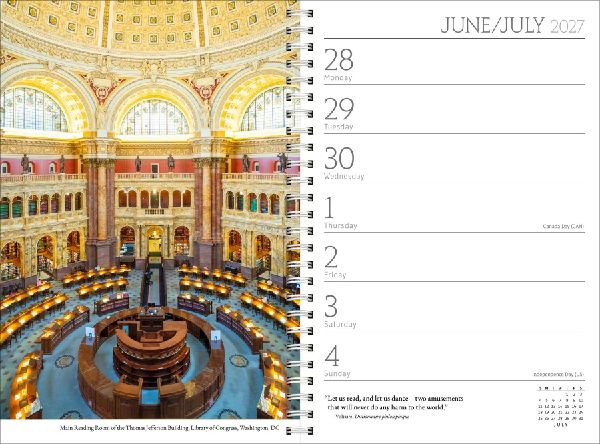 A Book Lover's Year Engagement Calendar 2027