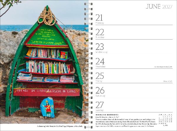 A Book Lover's Year Engagement Calendar 2027