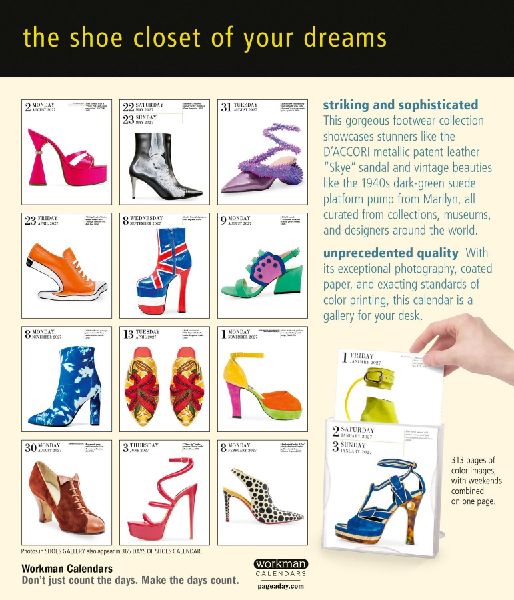 Shoes Page-A-Day(r) Gallery Calendar 2027