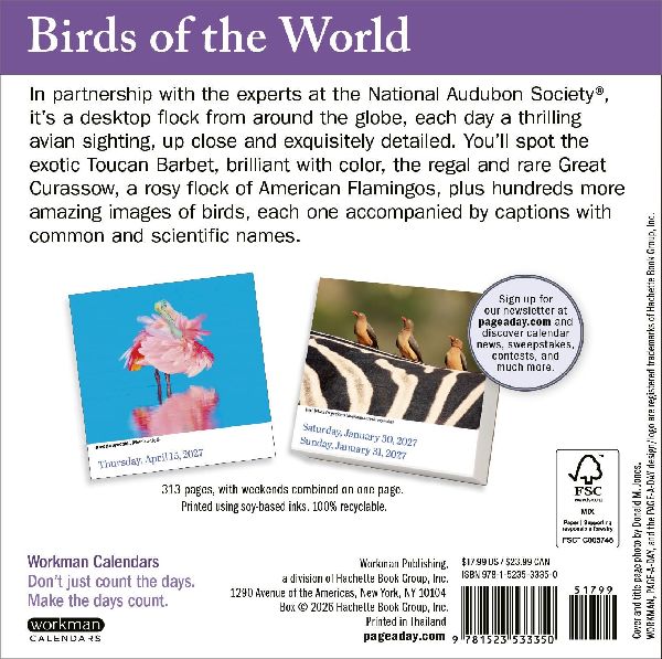 Audubon Birds Page-A-Day(r) Calendar 2027