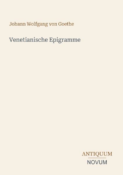 Venetianische Epigramme