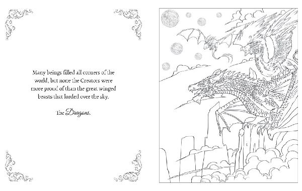When the Moon Hatched The Official Colouring Book