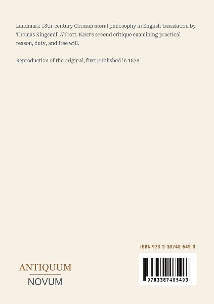 The Critique of Practical Reason