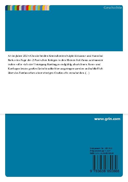 Der römische Sieg bei Zama - erfolgreiche Strategie und taktische Überlegenheit