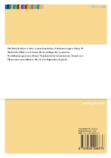 Die Portfolio-Theorie von Markowitz im Überblick