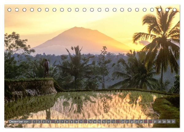 Peter Fischer - Bali 2027 (Tischkalender 2027 DIN A5 quer), CALVENDO Monatskalender