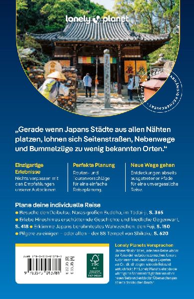 LONELY PLANET Reiseführer Japan
