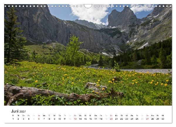 Zugspitz-Impressionen (Wandkalender 2027 DIN A3 quer), CALVENDO Monatskalender