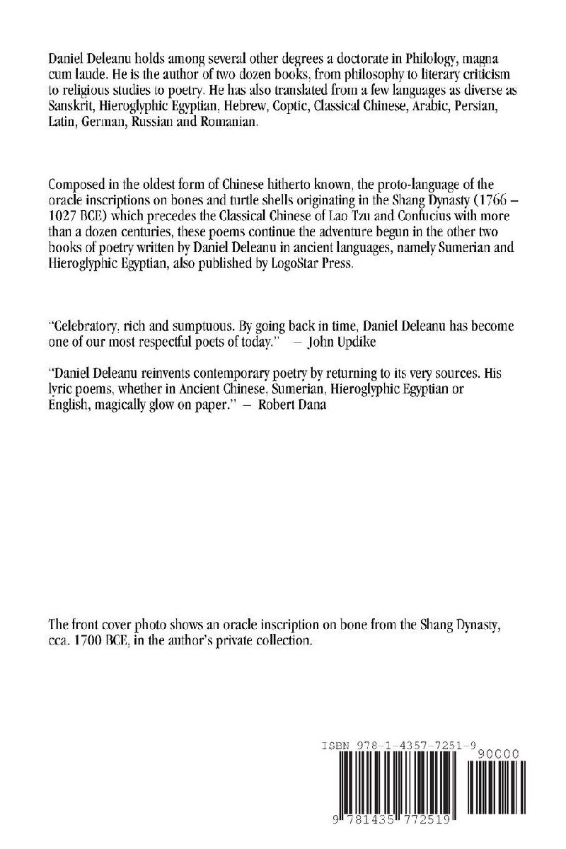 Poems in Ancient Chinese
