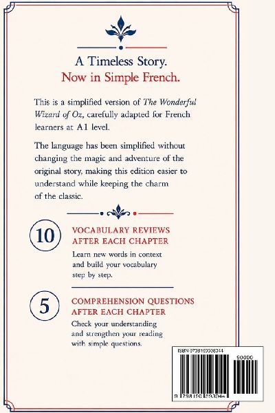 The Wonderful Wizard of Oz - Simplified for French Learners (A1) | Graded Reader with Vocabulary