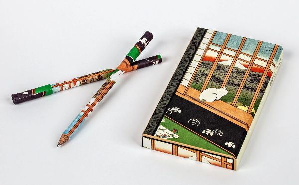 Ricefields and Torinomachi Festival- Hiroshige 8-Pen Set