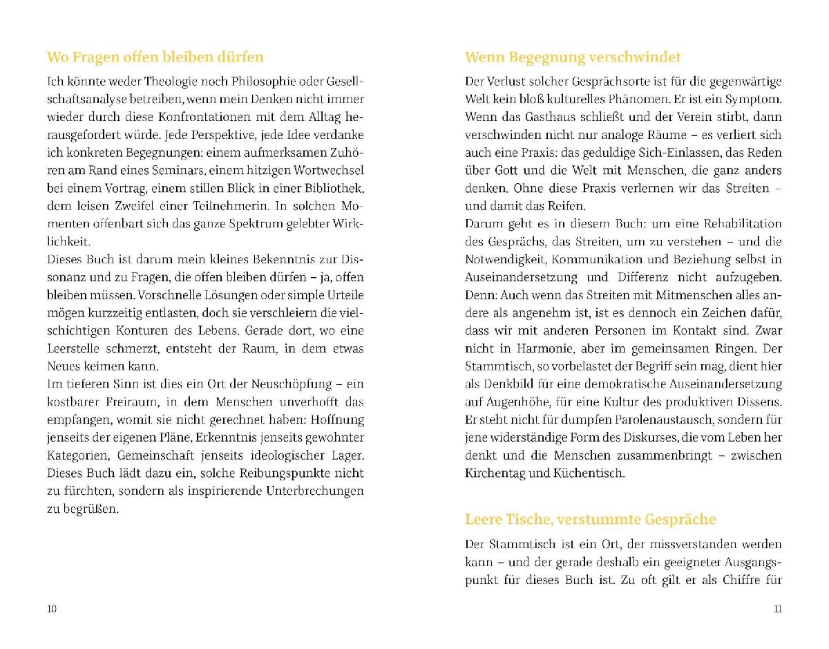 Streiten verbindet! - Was wir vom Stammtisch lernen können