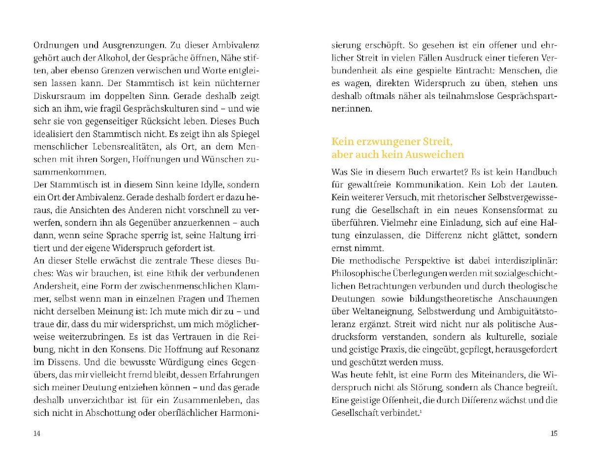 Streiten verbindet! - Was wir vom Stammtisch lernen können