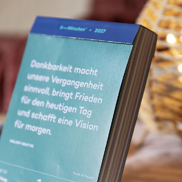 Tagesabreißkalender 2027: 6-Minuten