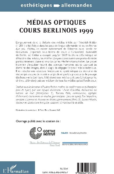 Médias optiques cours Berlinois 1999