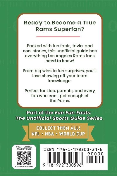 Los Angeles Rams Football Book for Kids