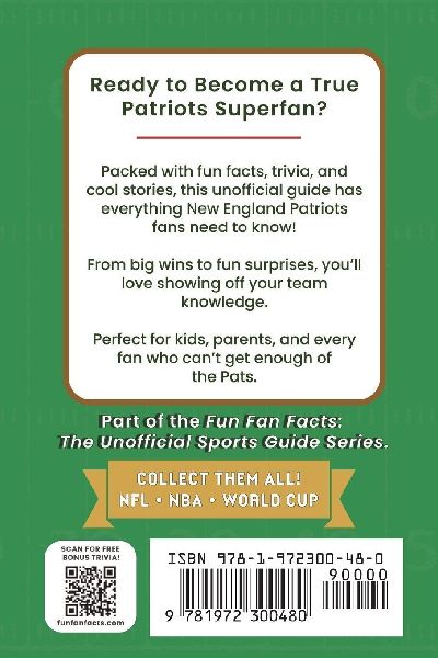 New England Patriots Football Book for Kids
