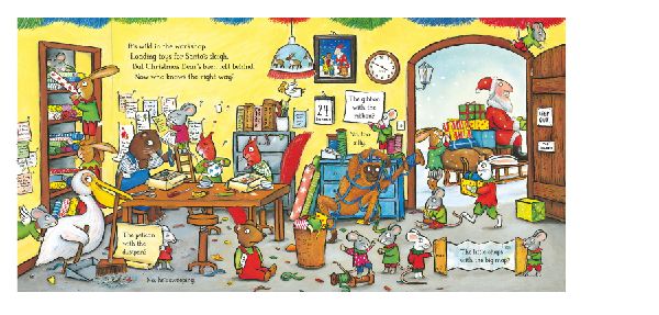 Tom and Bear at Christmas