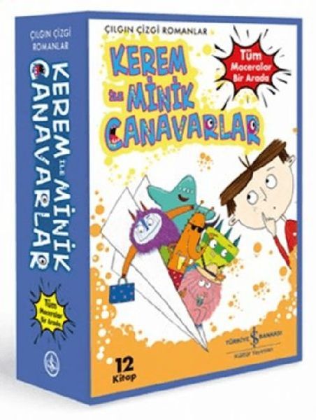 Kerem ile Minik Canavarlar - Tüm Maceralar Bir Arada 12 Kitap