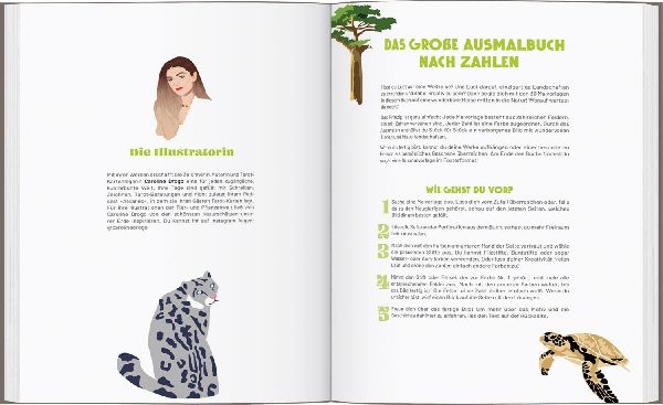 Wunder der Natur - Das große Ausmalbuch nach Zahlen