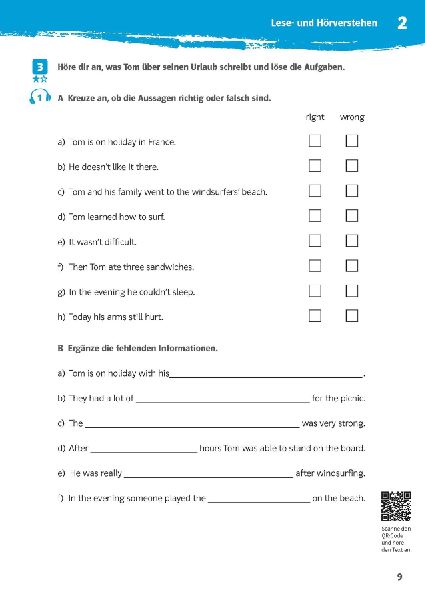 Klett 10-Minuten-Training Englisch Lese- und Hörverstehen 6. Klasse