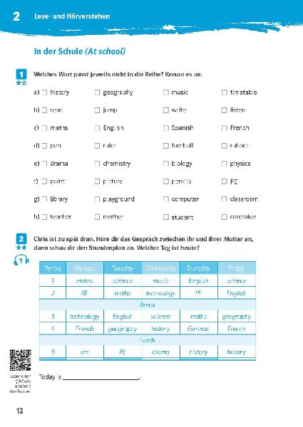 Klett 10-Minuten-Training Englisch Lese- und Hörverstehen 6. Klasse
